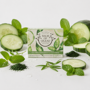 Cucumber, Peppermint & Tea Tree Soap (Packaged)