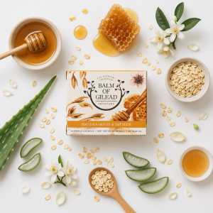 Manuka Honey & Oatmeal Soap (packaged)