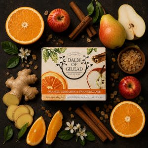 Sweet Orange, Cinnamon & Frankincense Soap (Packaged)